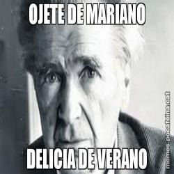 OJETE DE MARIANO DELICIA DE VERANO