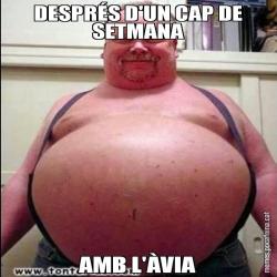 DESPRÉS D'UN CAP DE SETMANA AMB L'ÀVIA