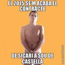 EL 2015 SE'M ACABA EL CONTRACTE DE SICARI A SOU DE CASTELLA