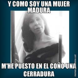 Y COMO SOY UNA MUJER MADURA M'HE PUESTO EN EL COÑO UNA CERRADURA