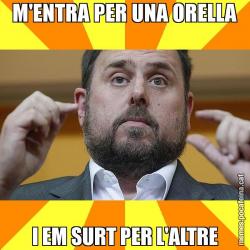 M'ENTRA PER UNA ORELLA I EM SURT PER L'ALTRE