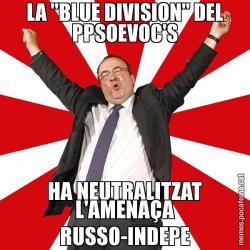 LA "BLUE DIVISION" DEL PPSOEVOC'S HA NEUTRALITZAT L'AMENAÇA RUSSO-INDEPE