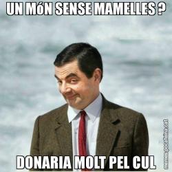 UN MóN SENSE MAMELLES ? DONARIA MOLT PEL CUL
