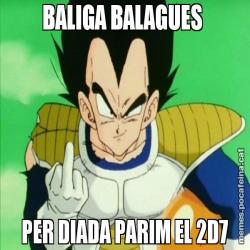 BALIGA BALAGUES  PER DIADA PARIM EL 2D7