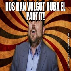 NOS HAN VULGUT RUBA EL PARTIT!