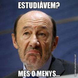 ESTUDIÀVEM? MÉS O MENYS...