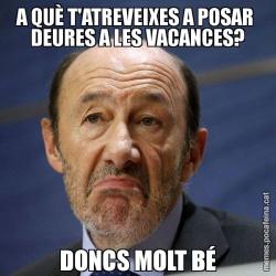 A QUÈ T'ATREVEIXES A POSAR  DEURES A LES VACANCES? DONCS MOLT BÉ