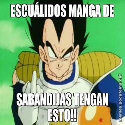 ESCUÁLIDOS MANGA DE SABANDIJAS TENGAN ESTO!!
