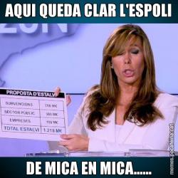 AQUI QUEDA CLAR L'ESPOLI DE MICA EN MICA......