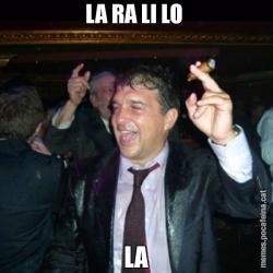 LA RA LI LO  LA