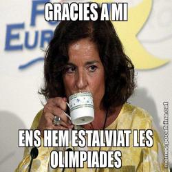 GRACIES A MI ENS HEM ESTALVIAT LES OLIMPIADES