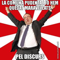 LA COMUNA PUDENTA I JO HEM QUEDAT MARAVELLATS PEL DISCURS