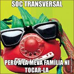 SOC TRANSVERSAL PERO A LA MEVA FAMÍLIA NI TOCAR-LA
