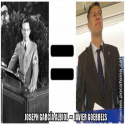 JOSEPH GARCÍA ALBIOL  =  JAVIER GOEBBELS