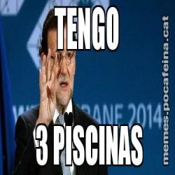 TENGO  3 PISCINAS