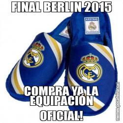 FINAL BERLIN 2015 COMPRA YA LA EQUIPACIÓN OFICIAL!
