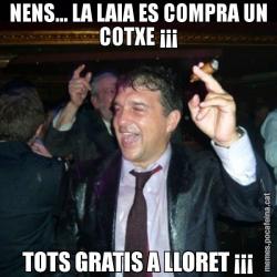 NENS... LA LAIA ES COMPRA UN COTXE ¡¡¡ TOTS GRATIS A LLORET ¡¡¡