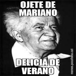 OJETE DE MARIANO DELICIA DE VERANO