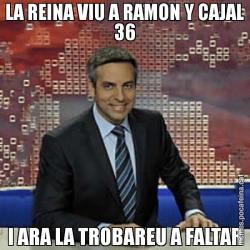 LA REINA VIU A RAMON Y CAJAL 36 I ARA LA TROBAREU A FALTAR