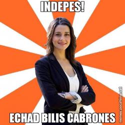 INDEPES! ECHAD BILIS CABRONES