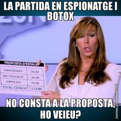 LA PARTIDA EN ESPIONATGE I BOTOX NO CONSTA A LA PROPOSTA, HO VEIEU?