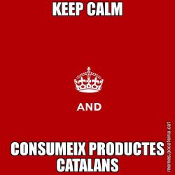 KEEP CALM CONSUMEIX PRODUCTES CATALANS