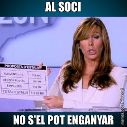 AL SOCI NO S'EL POT ENGANYAR
