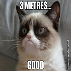 3 METRES... GOOD