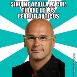 SINO ME APOLLA LA CUP, TIRARE DE LOS PERROFLAUTICOS