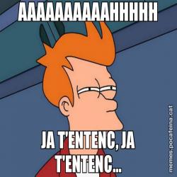AAAAAAAAAAHHHHH JA T'ENTENC, JA T'ENTENC...