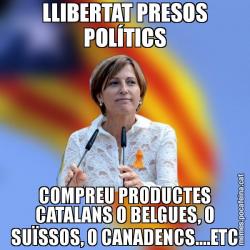 LLIBERTAT PRESOS POLÍTICS COMPREU PRODUCTES CATALANS O BELGUES, O SUÏSSOS, O CANADENCS....ETC