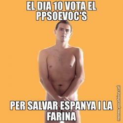 EL DIA 10 VOTA EL PPSOEVOC'S PER SALVAR ESPANYA I LA FARINA
