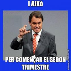 I AIXò PER COMENçAR EL SEGON TRIMESTRE