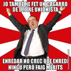JO TAMBÉ HE FET UN CAGARRO DE LLIBRE UNIONISTA ENREDAR NO CREC QUE ENREDI NINGÚ PERÒ FAIG MÈRITS