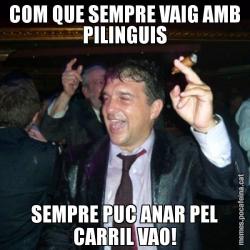 COM QUE SEMPRE VAIG AMB PILINGUIS SEMPRE PUC ANAR PEL CARRIL VAO!