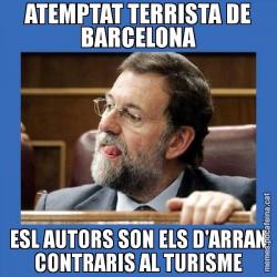 ATEMPTAT TERRISTA DE BARCELONA ESL AUTORS SON ELS D'ARRAN CONTRARIS AL TURISME