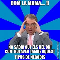 COM LA MAMA.... !! NO SABIA QUE ELS DEL CNI CONTROLAVEN TAMBÉ AQUEST TIPUS DE NEGOCIS