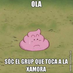 OLA SÓC EL GRUP QUE TOCA A LA XAMORA