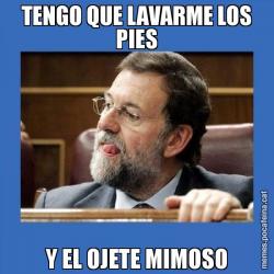 TENGO QUE LAVARME LOS PIES Y EL OJETE MIMOSO