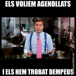 ELS VOLIEM AGENOLLATS I ELS HEM TROBAT DEMPEUS