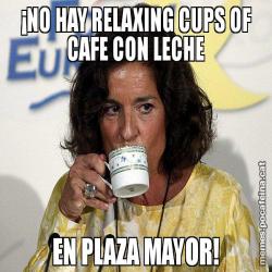 ¡NO HAY RELAXING CUPS OF CAFE CON LECHE EN PLAZA MAYOR!