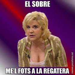 EL SOBRE ME'L FOTS A LA REGATERA