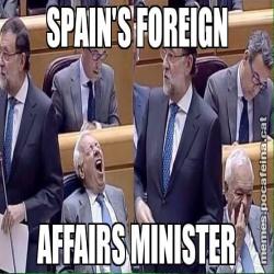 SPAIN'S FOREIGN AFFAIRS MINISTER