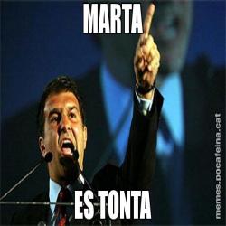 MARTA ES TONTA
