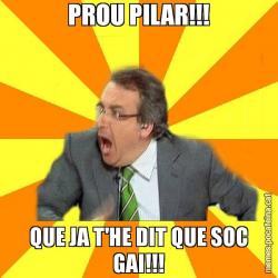 PROU PILAR!!! QUE JA T'HE DIT QUE SOC GAI!!!