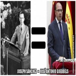 JOSEPH SÁNCHEZ  =  JOSÉ ANTONIO GOEBBELS