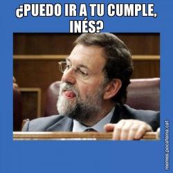 ¿PUEDO IR A TU CUMPLE, INÉS?