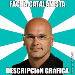 FACHA CATALANISTA DESCRIPCIóN GRáFICA
