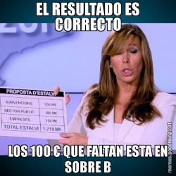 EL RESULTADO ES CORRECTO LOS 100 € QUE FALTAN ESTA EN SOBRE B