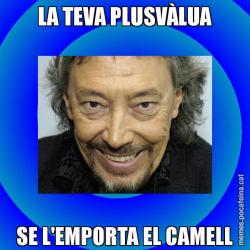 LA TEVA PLUSVÀLUA SE L'EMPORTA EL CAMELL